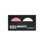 DIVAGE   blush & highlighter Contouring Kit